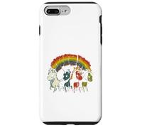 Zombie Unicorns Apocalypse Rainbow Scary Animal Hombre Mujer Carcasa para iPhone 7 Plus/8 Plus
