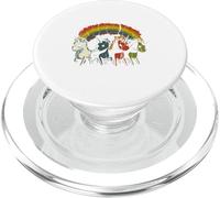 Zombie Unicorns Apocalypse Rainbow Scary Animal Hombre Mujer PopSockets PopGrip para MagSafe