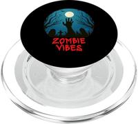 Zombie Vibes Moonlit Graveyard - Scary Niños Niños Adultos PopSockets PopGrip para MagSafe