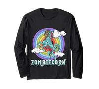Zombiecorn Zombie Unicorn Rainbow Manga Larga
