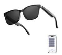 ZOMBIES CAT Gafas inteligentes con inteligencia artificial, Bluetooth 5.4 con 144 idiomas y acentos, lentes de filtrado de luz azul, lentes inteligentes multifuncionales para hombres y mujeres, viajes