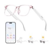 ZOMBIES CAT Gafas Inteligentes de Traducción en Tiempo Real con Lentes Fotocromáticas, Bluetooth 5.4 Smart Glasses, Protección UV - Gafas Bluetooth para Viajes, Trabajo y Comunicación Global HY-C8Pro