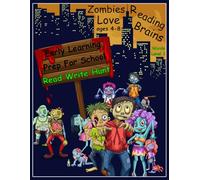 Zombies Love Reading Brains Early Learning Prep For School Ages 4-8: Read Write Hunt Words Level 1