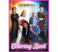 Zombies Town4 Coloring Book: Dawn of the Nightfall Crew A Coloring Adventure Inspired by Dance, Magic & Monster Teens (HORROR BOOKS)