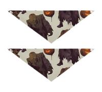 Zombies with Pumpkins Dog Neckwear Resistant and Set of a Gift Pets Various Sizes 25 1 × 9 20.3 cm