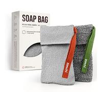 ZOMCHI Bolsa de jabón con cuerda - Bolsa Jabon para uso en Baño y Ducha - para espumar y secar jabones, exfoliación, masaje - Suave y Duro 1 cada uno