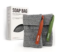ZOMCHI Bolsa de jabón con cuerda - Bolsa Jabon para uso en Baño y Ducha - para espumar y secar jabones, exfoliación, masaje - Duro 2 piezas