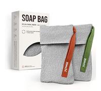 ZOMCHI Bolsa de jabón con cuerda - Bolsa Jabon para uso en Baño y Ducha - para espumar y secar jabones, exfoliación, masaje - Paquete suave de 2