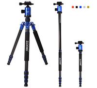ZOMEI Z818C - Trípode profesional portátil de fibra de carbono para cámara digital y videocámara con cabezal de bola para todos los Canon, Sony, Nikon, Samsung, Panasonic, Olympus, Kodak Fuji