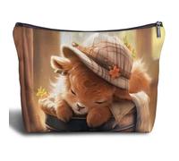 Zomhix Bolsa de maquillaje Baby Highland Cow - Regalos de vaca de las tierras altas occidentales, Highland Cow- D