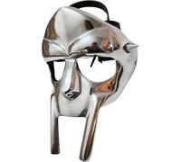 Zomitiya Máscara medieval Mf Doom Gladiator Mad-Villain con acabado dorado de latón