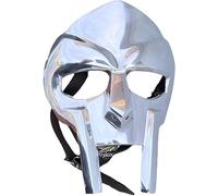 Zomitiya MF Doom - Máscara medieval vikinga, casco de gladiador romano, máscara DoomMask, accesorio de disfraz de Halloween.