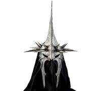 Zomitiya Nazgul Casco medieval de acero con armadura de rey brujo, disfraz de rey brujo LARP, disfraz de rey de Angmar