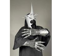 Zomitiya Nazgul - Disfraz de rey brujo de terror de Angmar, capa de cuerpo completo, cosplay de Halloween.