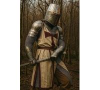 Zomitiya Traje de caballero medieval de armadura cruzada, armadura de cuerpo completo, disfraz gótico para disfraz de Halloween, cosplay