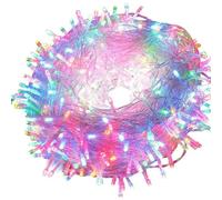 ZOMKIFA Cadena de Luces Guirnalda Luminosa 10M 100 LED, con enchufe EU Conector, para Jardines Casas Boda Navidad (Colorido)