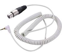 Zomo Cable en Espiral para Auriculares HD de 120, Color Blanco