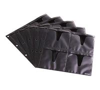 Zomo - caja de CD con 10 hojas de cada 8 bolsillos, Premium Edition, negro