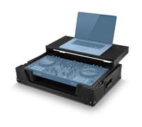 Zomo Flightcase A-DDJ-GRV6 Plus NSE - Compatible con AlphaTheta DDJ-GRV6 - DJ Equipment Case con bandeja para ordenador portátil 800 × 498 × 209 mm - Negro - contrachapado resistente