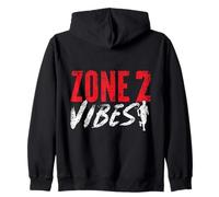 Zona 2 Vibes Cardio Fitness Formación Deporte Zona 2 Sudadera con Capucha