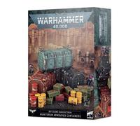 Games Workshop - Warhammer 40,000 - Battlezone: Manufactorum - Contenedores Blindados Munitorum, Color Negro