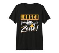 Zona de Lanzamiento Drone Freestyler FPV Quadcopter Drone Racing Camiseta Premium