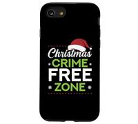 Zona navideña Zona Libre de crímenes Santa Policía Navidad Carcasa para iPhone SE (2020) / 7/8