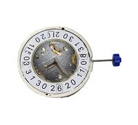 ZONABSQQ Accesorios for relojes Movimiento blanco 5050.B Movimiento del reloj Calendario a las 6 en punto 5050B Movimiento de cuarzo multiagujas
