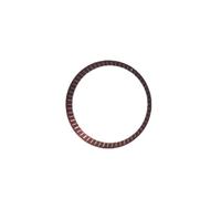 ZONABSQQ Bisel de reloj de 27-30,2 mm, anillo de capítulo, anillo de sombreado interior for NH35/36/4R/6R/Skx007/Skx009(Dark red1)