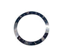 ZONABSQQ Bisel de reloj de cerámica de 38 mm, bisel vintage con números arábigos, inserto de 40 mm for caja de reloj.(Sapphire brown1)