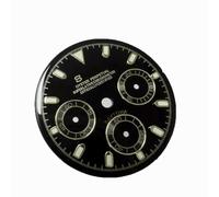 ZONABSQQ Esfera de 29,5 mm, esfera de 3 esferas, esfera de 6 agujas, adaptación literal, movimiento VK63, accesorios de reparación de relojes(5)