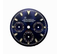 ZONABSQQ Esfera de 29,5 mm, esfera de 3 esferas, esfera de 6 agujas, adaptación literal, movimiento VK63, accesorios de reparación de relojes(4)