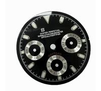 ZONABSQQ Esfera de 29,5 mm, esfera de 3 esferas, esfera de 6 agujas, adaptación literal, movimiento VK63, accesorios de reparación de relojes(7)