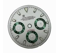 ZONABSQQ Esfera de 29,5 mm, esfera de 3 esferas, esfera de 6 agujas, adaptación literal, movimiento VK63, accesorios de reparación de relojes(9)