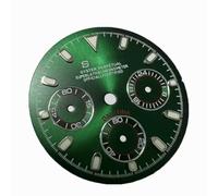 ZONABSQQ Esfera de 29,5 mm, esfera de 3 esferas, esfera de 6 agujas, adaptación literal, movimiento VK63, accesorios de reparación de relojes(1)