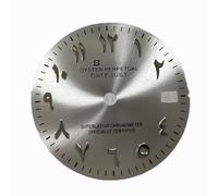 ZONABSQQ Esfera de reloj de 28,5 mm con patrón solar y clavos árabes, ideal for instalar piezas de reparación de relojes NH35.(4)