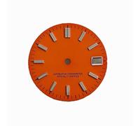 ZONABSQQ Esfera de reloj de 28,5 mm con uña de raya solar y esfera laminar verde. Adecuada for accesorios de reparación de relojes NH35/4R.(19)