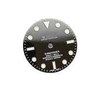 ZONABSQQ Esfera de reloj de 28,5 mm con ventana de calendario y esfera azul brillante for movimiento Fontice 8215/2813 ETA2836