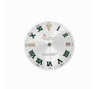 ZONABSQQ Esfera de reloj de 28,5 mm, esfera luminosa verde, accesorio de reparación de relojes compatible con NH35/NH36(5)