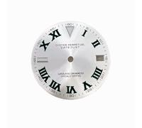 ZONABSQQ Esfera de reloj de 28,5 mm, esfera luminosa verde, accesorio de reparación de relojes compatible con NH35/NH36(4)