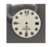 ZONABSQQ Esfera de reloj de 28,5 mm, esfera luminosa verde C3 for piezas de actualización de modificación de máquina NH35