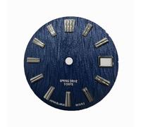 ZONABSQQ Esfera de reloj de 28,5 mm, esfera ondulada, accesorio de reparación de relojes, compatible con NH35/36/4R/7S(4)