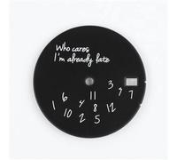 ZONABSQQ Esfera de reloj de 28,5 mm, ya con retraso for el movimiento mecánico NH35 NH36, accesorios de esfera de reloj 007(8)