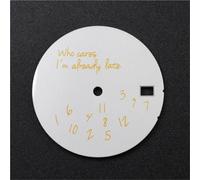 ZONABSQQ Esfera de reloj de 28,5 mm, ya con retraso for el movimiento mecánico NH35 NH36, accesorios de esfera de reloj 007(2)