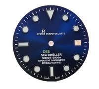 ZONABSQQ Esfera de reloj de 29 mm con degradado azul for calibre 8215/2824, piezas de reparación