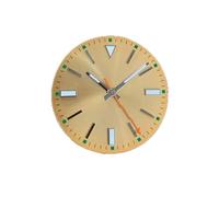 ZONABSQQ Esfera de reloj de 29 mm con manecillas for movimiento 8215/8200/8205/821A/2813/3804, accesorios for reloj, segundero con rayo naranja.(Gloden dial set)
