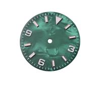 ZONABSQQ Esfera de reloj de 29 mm, esfera de caja luminosa, compatible con movimiento NH35A NH35A NH36 NH36A, piezas de reloj.(E)