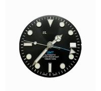 ZONABSQQ Esfera de reloj de 29 mm, esfera laminar verde, compatible con piezas de reparación de relojes NH35/36.(4)