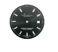 ZONABSQQ Esfera de reloj de 31 mm, esfera azul hielo luminosa for movimiento 8215/2824, reparación de piezas de reloj(B)