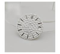 ZONABSQQ Esfera de reloj NH35 de 28,5 mm con textura de panal, esfera luminosa verde, accesorios for el movimiento NH35.(Silver White)